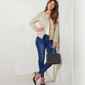 Liverpool Multicolor Tweed Boucle Multicolor Jacket